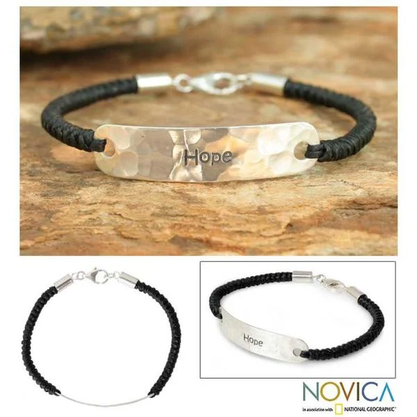 Best bracelets for gifts for her-Handmade Sterling Silver 'Spirit of Hope' Bracelet (Thailand)