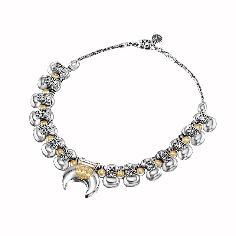 diamond tennis necklace for women -Crescent Necklace