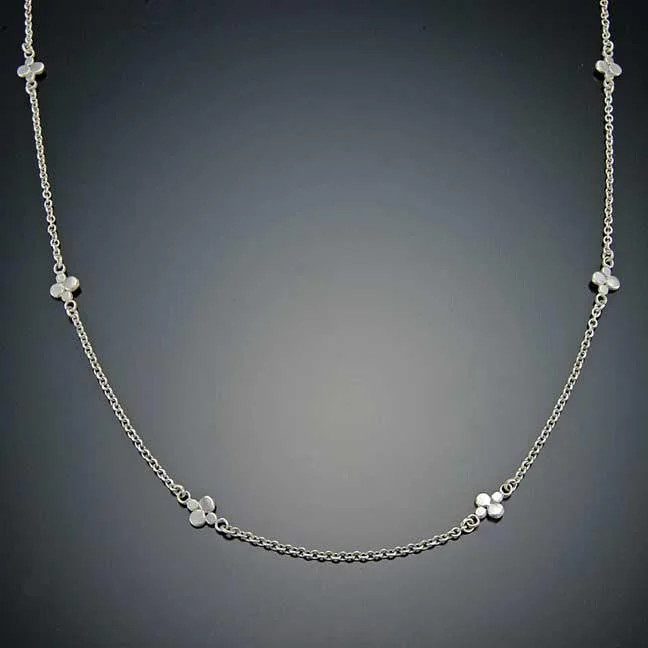 pearl and diamond necklace for women -Delicate Silver Chain Necklace