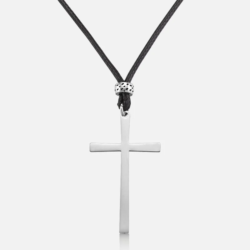 infinity necklace for couples -Josh – Black Necklace