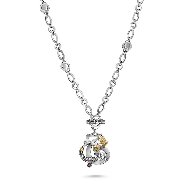 round pendant necklace for men -Love & Rebirth Multi-way Necklace