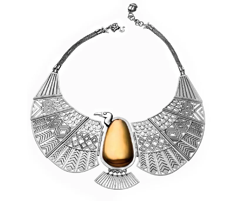 geometric necklace for women -Vulture Collar