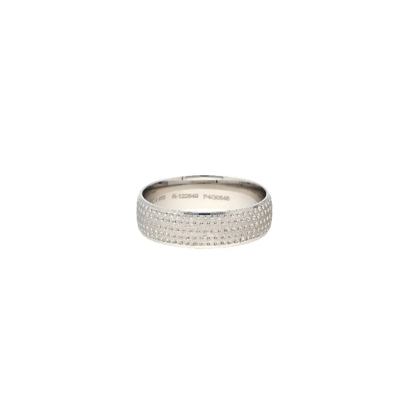 Gold wedding bands for couples-Platinum Band (7.7gm)