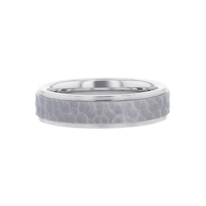 Custom wedding bands with diamonds-Dawson Serinium Wedding Ring