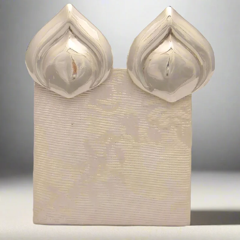 rose gold earrings for girls -Greek Teardrop earrings in Sterling Silver (GT-04)