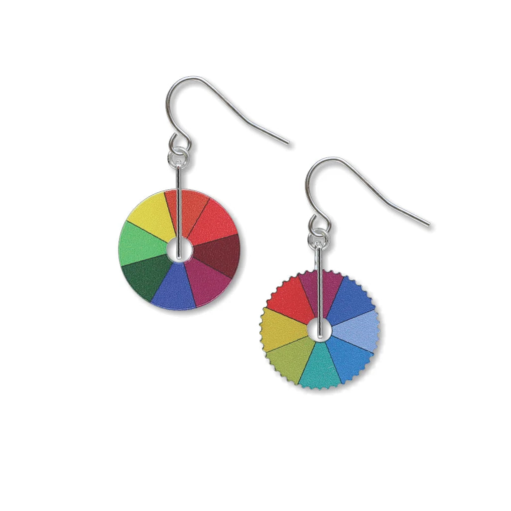 black earrings for fashionistas -Tiffany Color Wheels Earrings